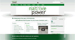 Desktop Screenshot of native-power.de